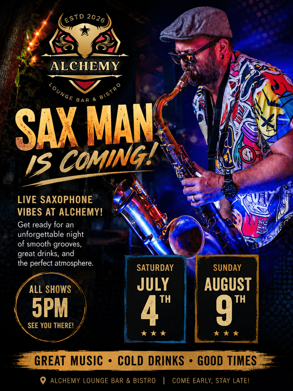 Sax Man Shows